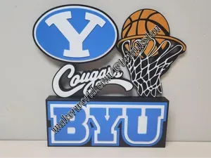 BYU Cougars Basketball Desk or Wall Display