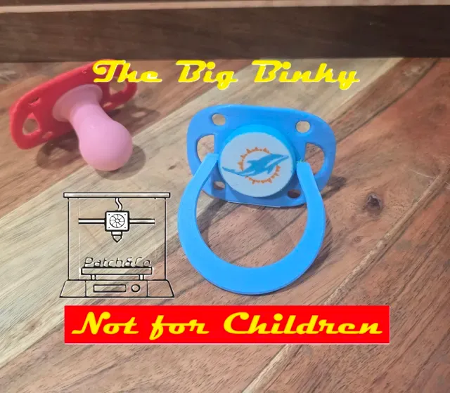 Miami Dolphins Big Binky Pacifier — Фото 2 из 4