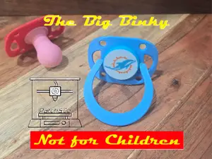 Miami Dolphins Big Binky Pacifier