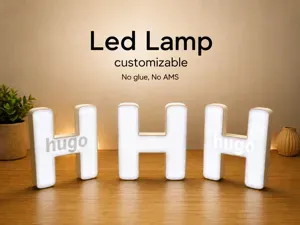 Letter Lamp — Customizable LED Initial Light