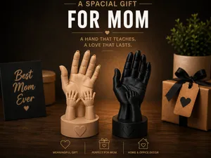 A Special Gift for Mom | Mother & Children Hands