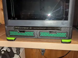 Bambulab P1S Riser with two Drawer 3 Buildplates