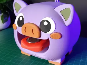 Piggy Bank with Moving Tongue | Fun Coin Saver