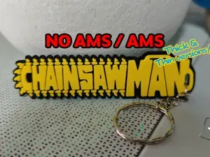 Chainsaw Man Keychain (NO AMS/AMS)