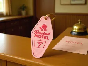 Rosebud Motel – Schitt’s Creek Inspired Key Fob