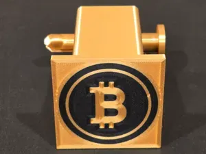 Bitcoin 2" trailer hitch cover