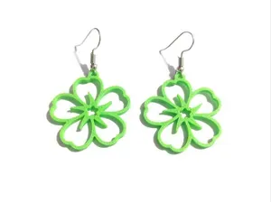 Emerald Lotus - Earrings