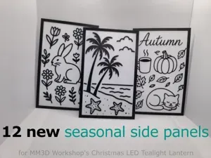 Seasonal Panels - MM3D Workshops Christmas Lantern