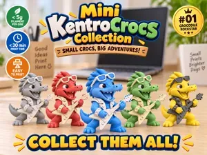 Mini Crocodile Rascal | 3D Collectible #01