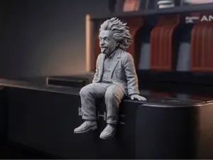 Cheeky Sitting Einstein - Monitor Buddy