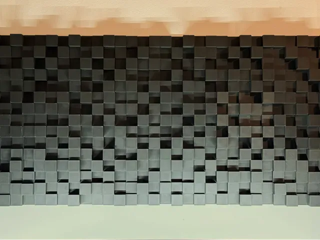 "Cubele" Tile Wall Art / sound absorber
