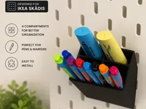 IKEA Skadis Angled Pen Holder & Pencil Organizer