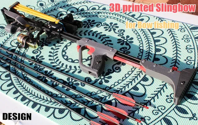 3Dprinted Slingbow for Bowfishing