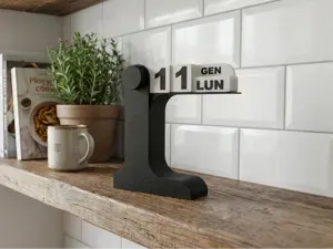 Perpetual Flip Desk Calendar (Multi-Language)