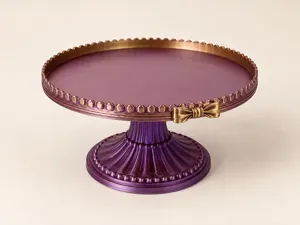 Elegant Bow Cake Stand - Decorative Cake Tray