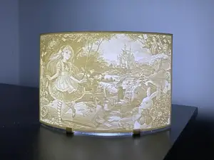 litofania alice nel paese delle meraviglie