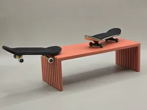 Bench Fingerboard Skate Trick Obstacle