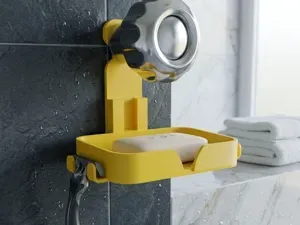 Hanging Shower Soap Dish & Razor Holder