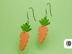 Easter Bunny Snack | An Easter Carrot Earring GIft