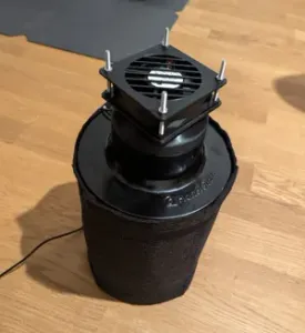 Reduction for 70mm fan to 100mm Air Filter Kit