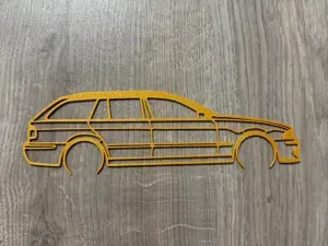 BMW 5 Series Touring (E39 540i) Silhouette