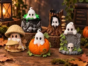 Evervale Spirits | Cute Halloween Ghosts