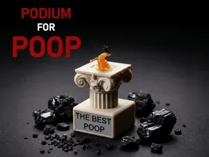 Podium For Poop - Show off your best poop!