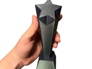 3D Star Trophy Award