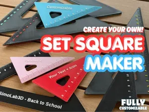 Set Square Maker - Customizable Set Square