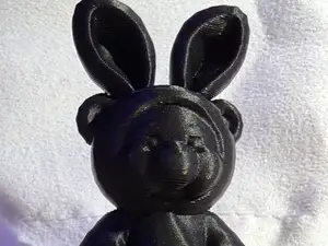 Teddy im Hasenkostüm Schlüsselanhänger/ Keychain