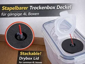 Stapelbarer 4L Trockenbox Deckel PC4-M10 versenkt