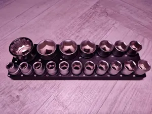 Gridfinity socket holder - Metric 1/2"