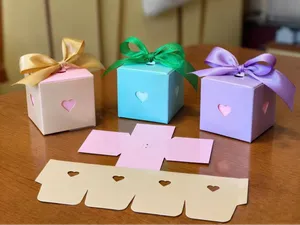 Heart Foldable Gift Box – Flat Pack to 3D