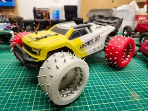 1/14 Scale RC Studded Ice Wheel