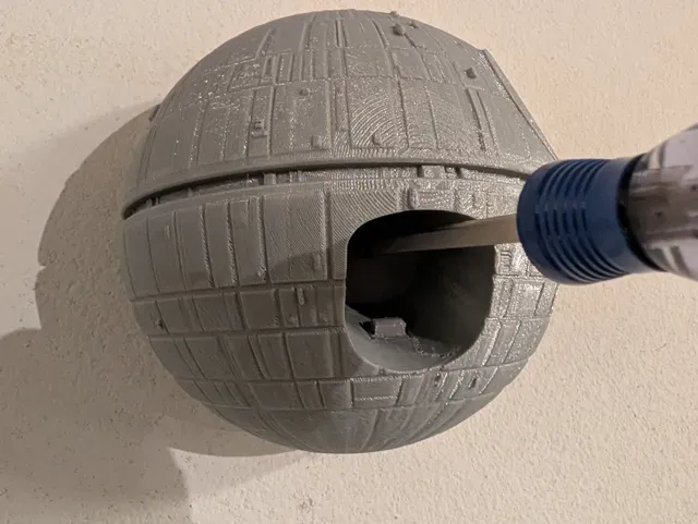 Tesla Charger Plug Holder - Death Star -Secure Fit — Image 2 of 6