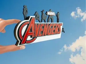 Marvel Avengers Logo schild