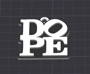 dope keychain /necklace charm (free commercial)