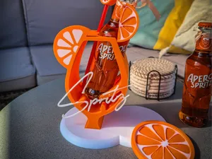 APEROL Spritz Team Halter Flasche Deko Fun Party