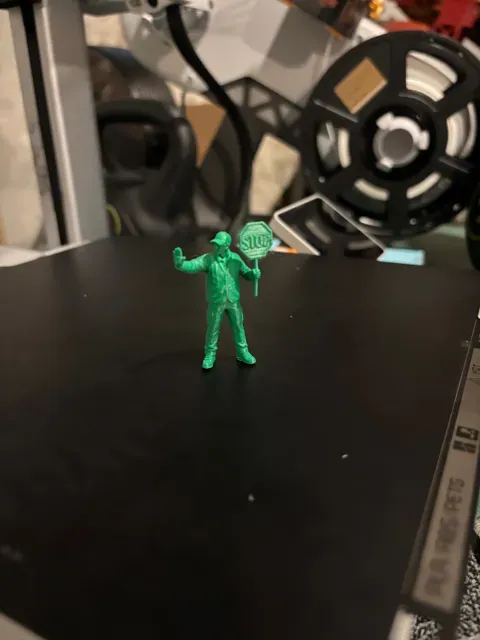 diorama miniature - traffic man — Фото 6 из 6