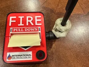Post-it Note Z Style Holder Fire Alarm