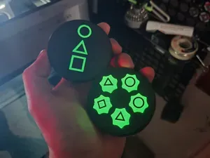 Glow in the Dark Squid Games 2 Gonggi Set