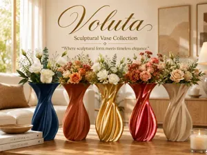 Voluta Spiral Vase