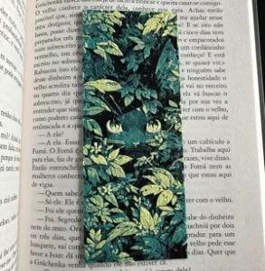 Hidden Cat Bookmark - Hueforge