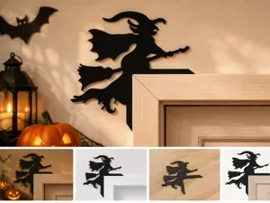 Witch Door Frame Corner Decor