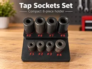 Tap Sockets Set Holder – #1 to #8