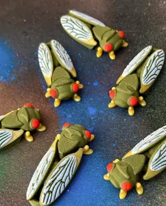 Cicada Brood K - Articulated Fidget Toy Keychain