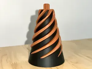 Spiral Passthrough Fidget Cone - Easy to Print!