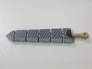 Dragon Slayer ARTICULATED - BERSERK Keychain