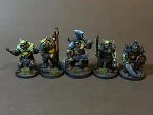 Group of Orks for Tabletop