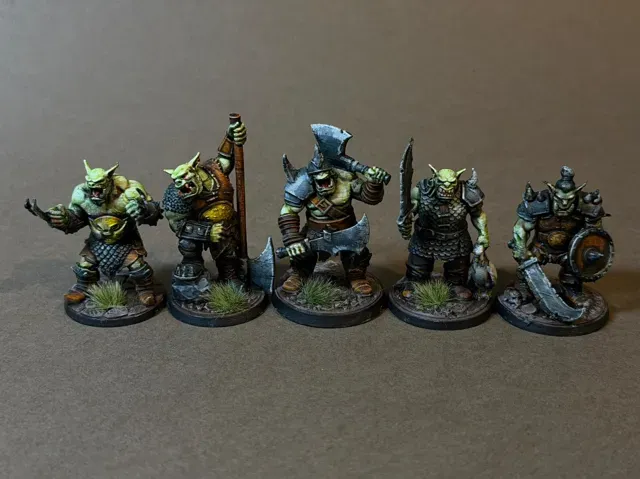 Group of Orks for Tabletop